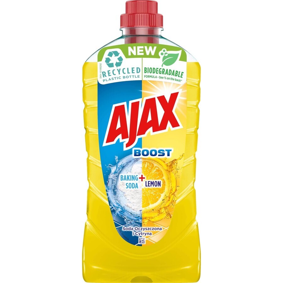 Ajax Boost Limón Detergente Universal 1 litro