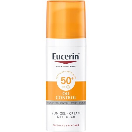 Eucerin SUN Sunscreen gel facial ACEITE diferentes variedades 50 ml