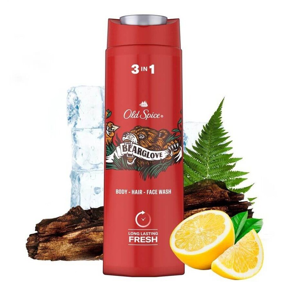 Old Spice Bearglove Gel doccia e shampoo per uomo 400 ml