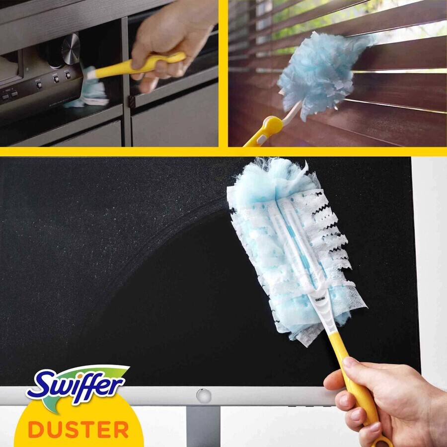 Kit Swiffer (1 manche + 15 aspirateurs)