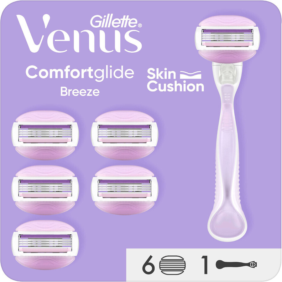 Rasierapparat Gillette Venus ComfortGlide 6 Stück