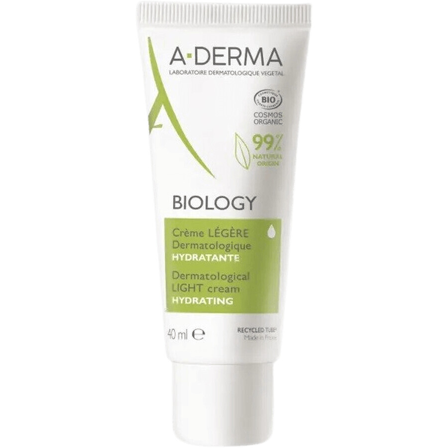 A-Derma BIOLOGIE Crème dermatologique hydratante légère 40 ml