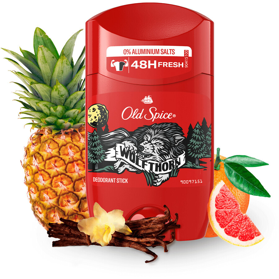 Old Spice WolfThorn Deodorant solid cu aromă tropicală de citrice 50 ml