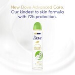 Antitranspirante en spray Dove Advanced care go fresh Pepino y té 150 ml