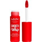 NYX Professional Makeup Barra de labios líquida mate Smooth Whip Matte Lip Cream 12 Icing On Top, 4 ml