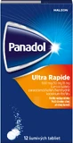 Panadol Ultra Rapide comprimidos efervescentes, dolor moderado a intenso 12 comprimidos efervescentes