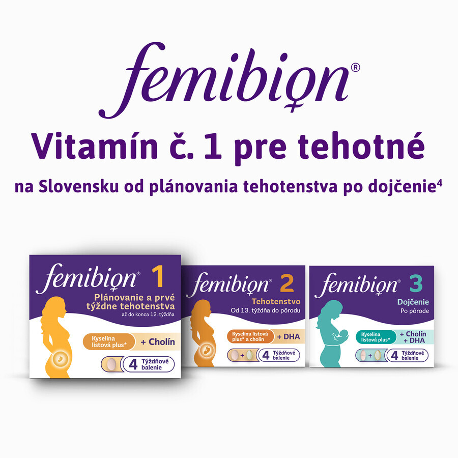 Femibion 1 Planung und die ersten Wochen der Schwangerschaft, 56 Tabletten