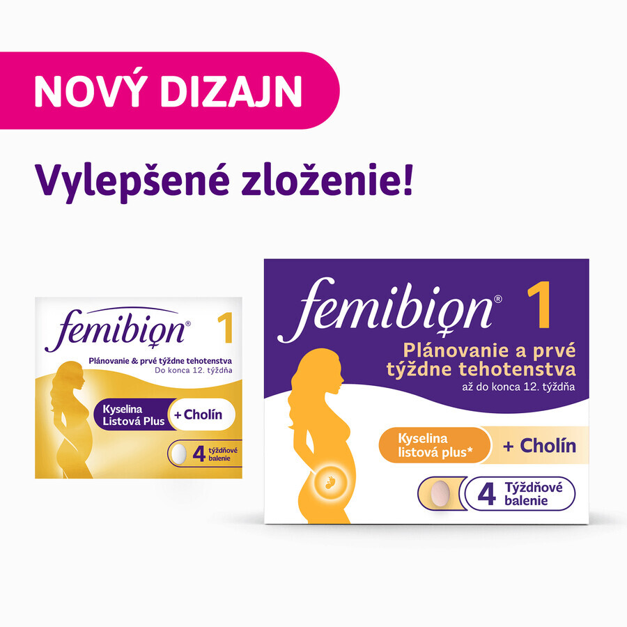 Femibion 1 Planung und die ersten Wochen der Schwangerschaft, 56 Tabletten