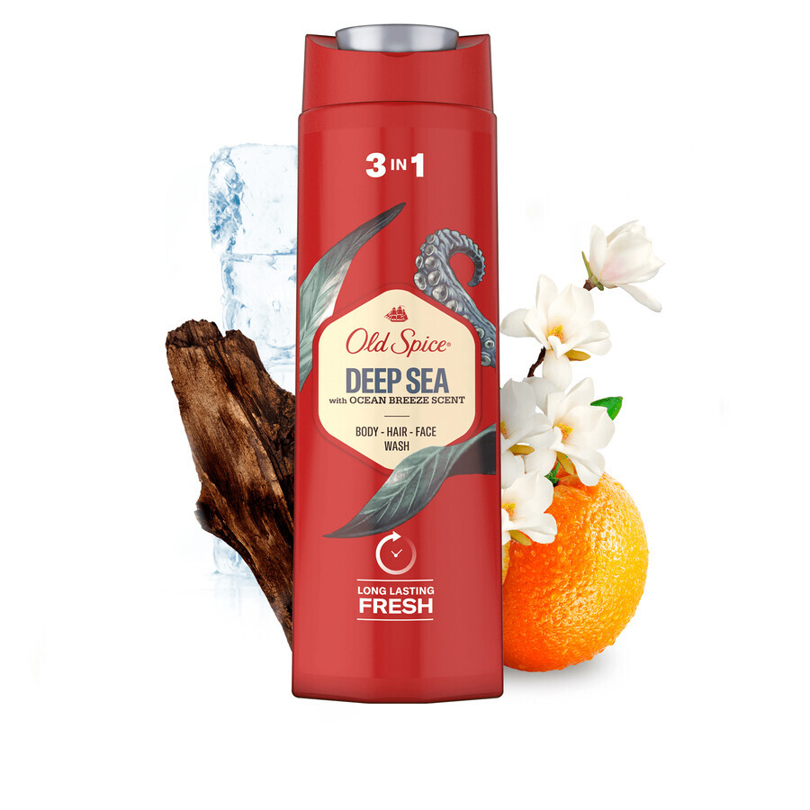 Old Spice Deep Sea 3in1 Shower Gel with citrus and sea flowers 400 ml