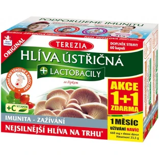 Terezia Fungo ostrica + Lactobacilli azione 1+1 con frecce 2 x 60 capsule