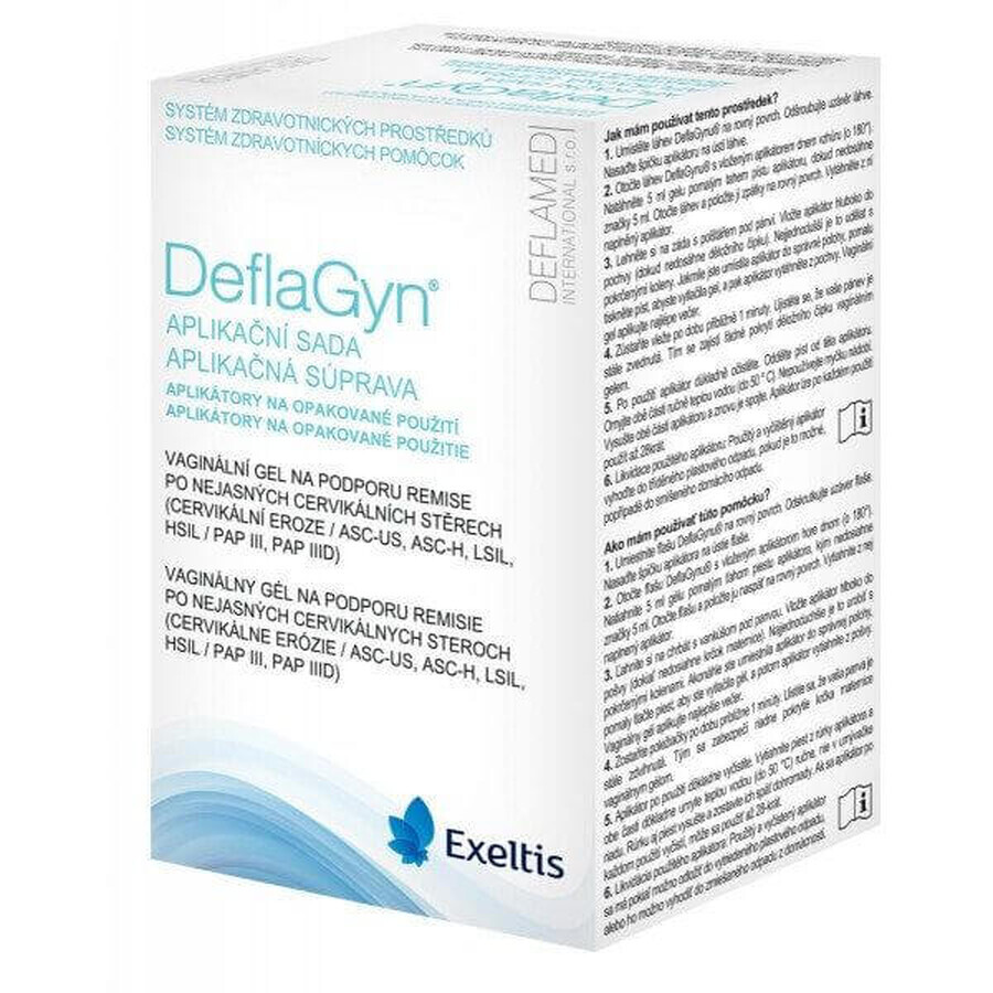 Application kit DeflaGyn vaginal gel 150 ml