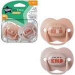 Tommee Tippee CTN AnyTime sucette en silicone, 6-18m, plusieurs couleurs 2 pcs