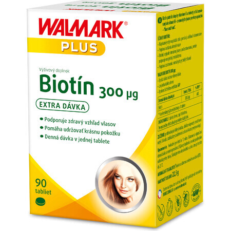 Walmark Biotina 300 µg 90 comprimidos