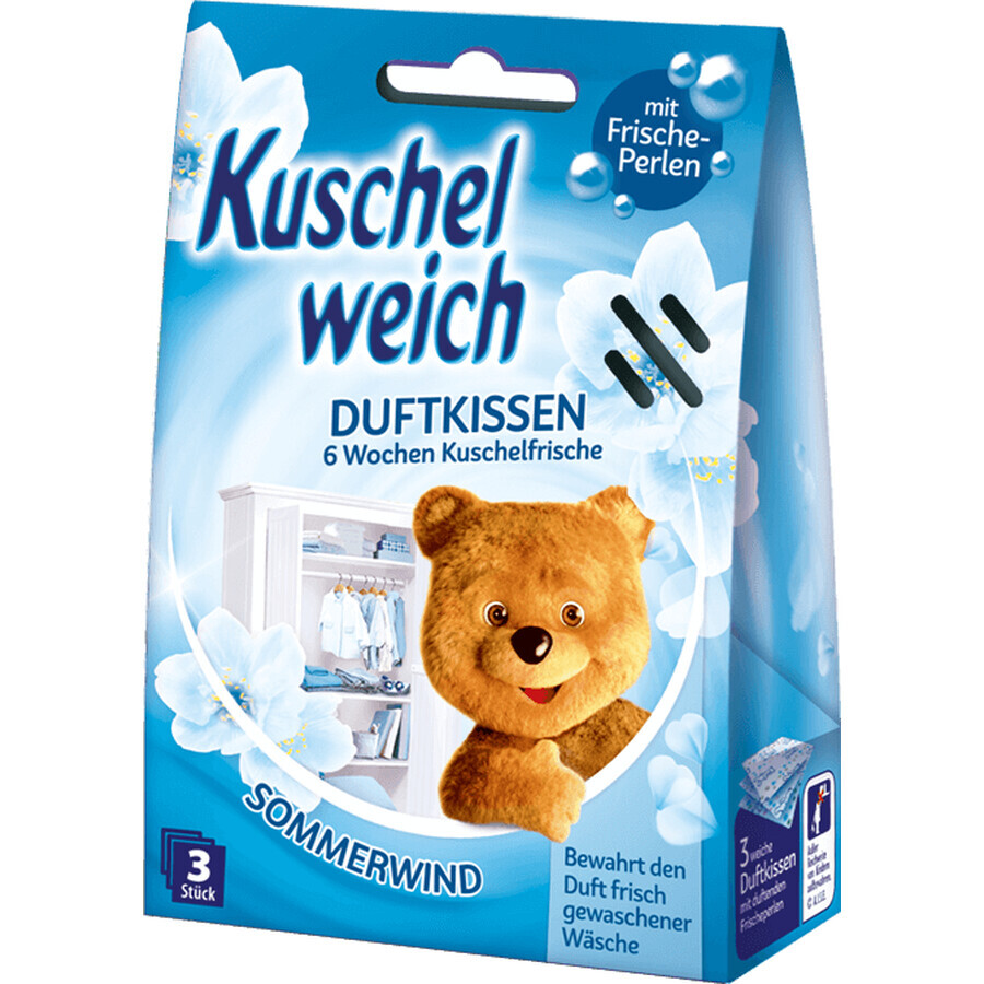 Kuschelweich Bolsitas perfumadas Brisa de verano - azul 3 unid.