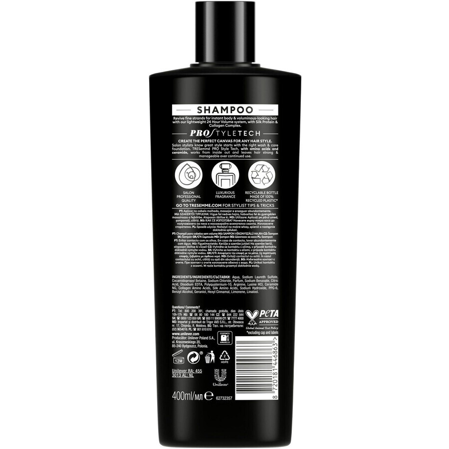 TreSemmé 24h Volume Shampoo for more volume 400 ml