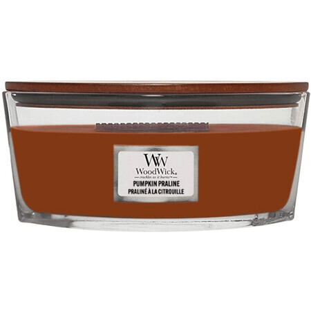 Woodwick Ship Pumpkin Vela perfumada de praliné de calabaza 454 g