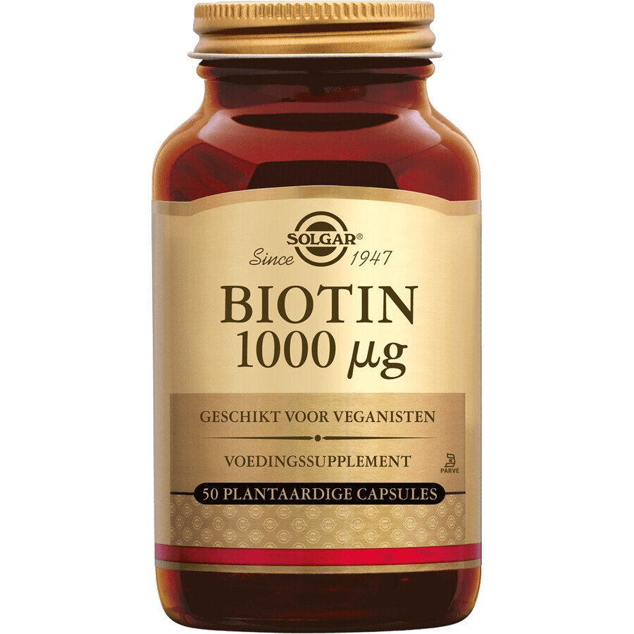 Solgar Biotin 1000 mcg, 50 capsule