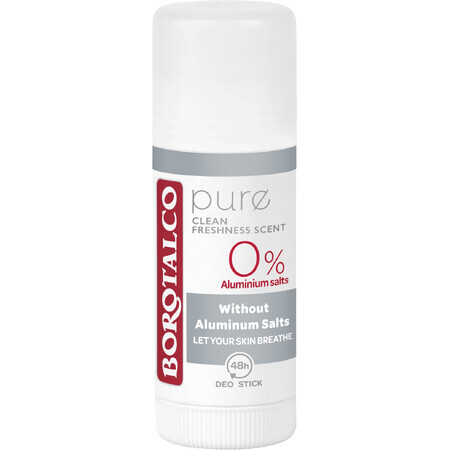 Deodorante stick Borotalco Pure, senza sali di alluminio Unisex 40 ml