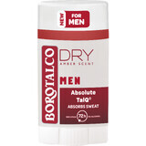 Borotalco MEN Profumo di Ambra Secca, Deodorante stick per uomo