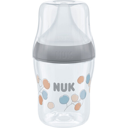 Nuk Perfect Match bottle with temperature control, gray 150 ml