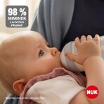 Nuk Perfect Match bottle with temperature control, gray 150 ml