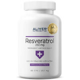 Aliver Nutraceutics Resveratrol 250 mg 60 cápsulas