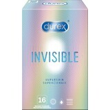 Durex Invisible Invisible Extra Thin Extra Sensitive Condoms 16 pieces