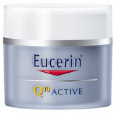 Eucerin Q10 ACTIVE Crema de noche regeneradora antiarrugas para piel sensible 50 ml