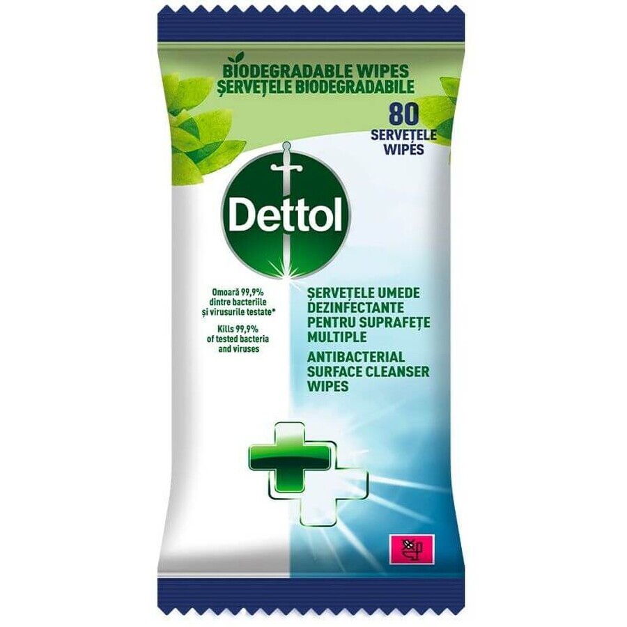 Dettol Toallitas para Superficies 5 x 80 uds.