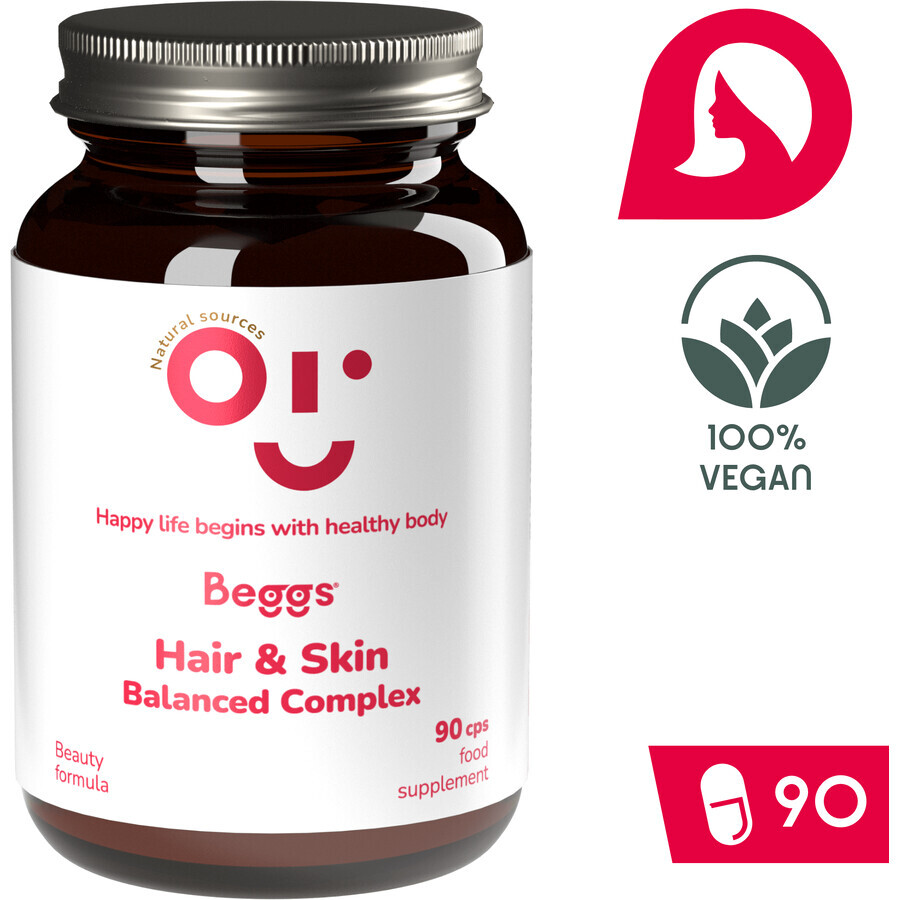 Beggs Balanced Hair & Skin Complex 90 cápsulas