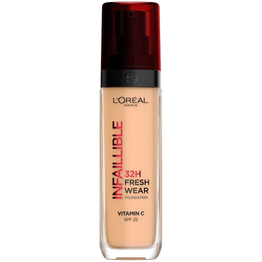 L'Oréal Paris Infaillible 24H Fresh Wear 200-Fond de teint sable doré 30 ml