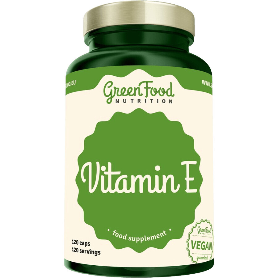 GreenFood Nutrition Vitamin E 120 capsules