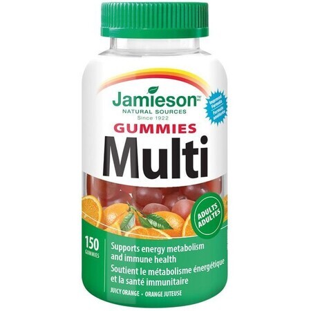 Jamieson Multi Gummies para adultos 150 comprimidos