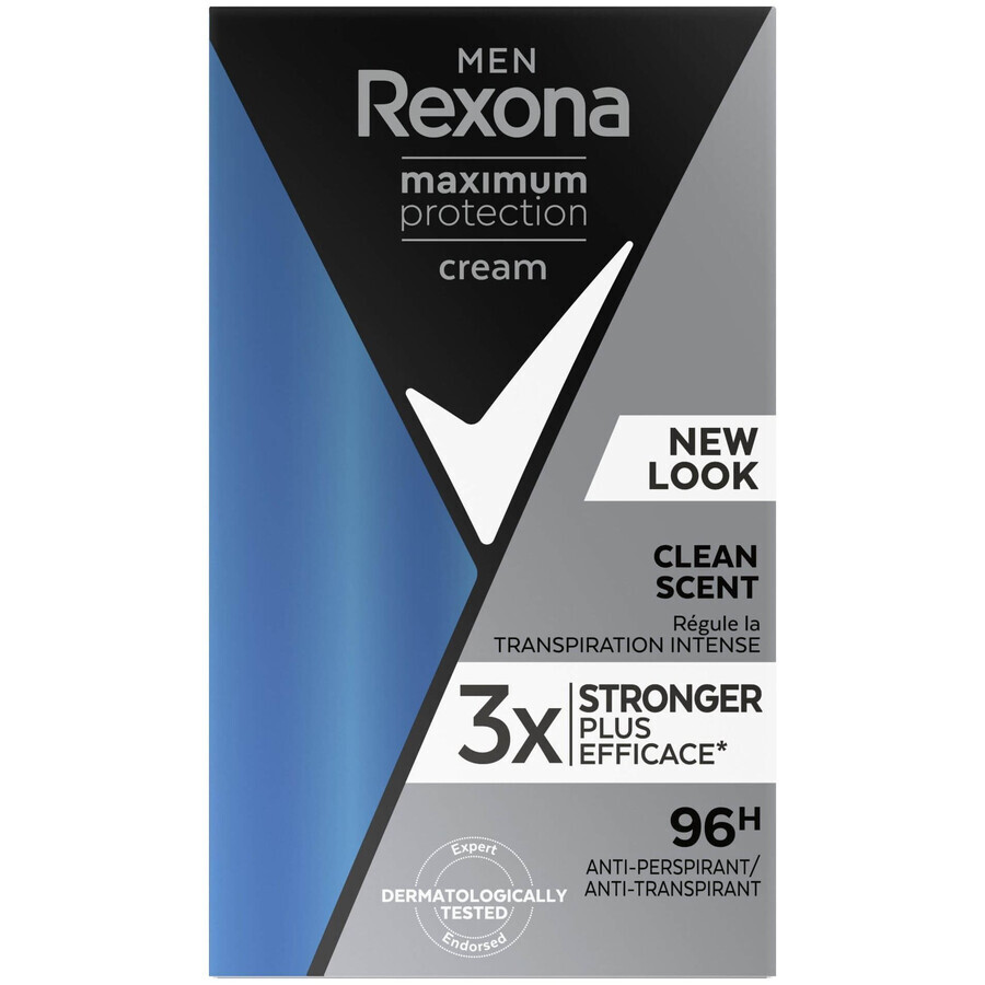 Rexona Men Máxima Protección Fragancia Limpiadora 45 ml