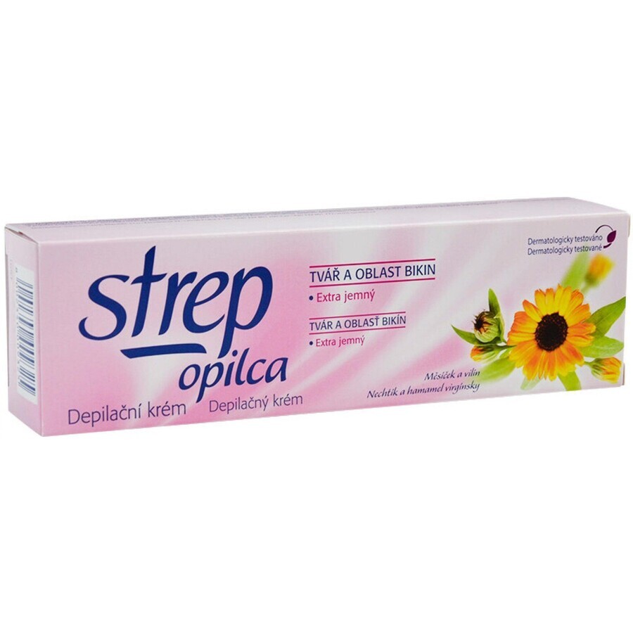 Strep Opilca crema depilatoria para cara y ingles 75 ml