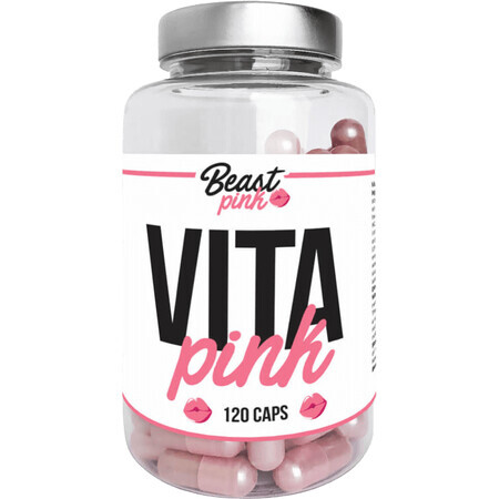 GymBeam BeastPink Multivitaminico Vita Pink 120 capsule