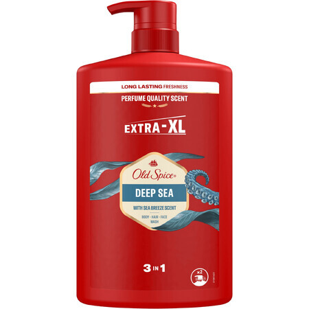 Old Spice Deep Sea EXTRA XL 3in1 Duschgel und Shampoo 1000 ml