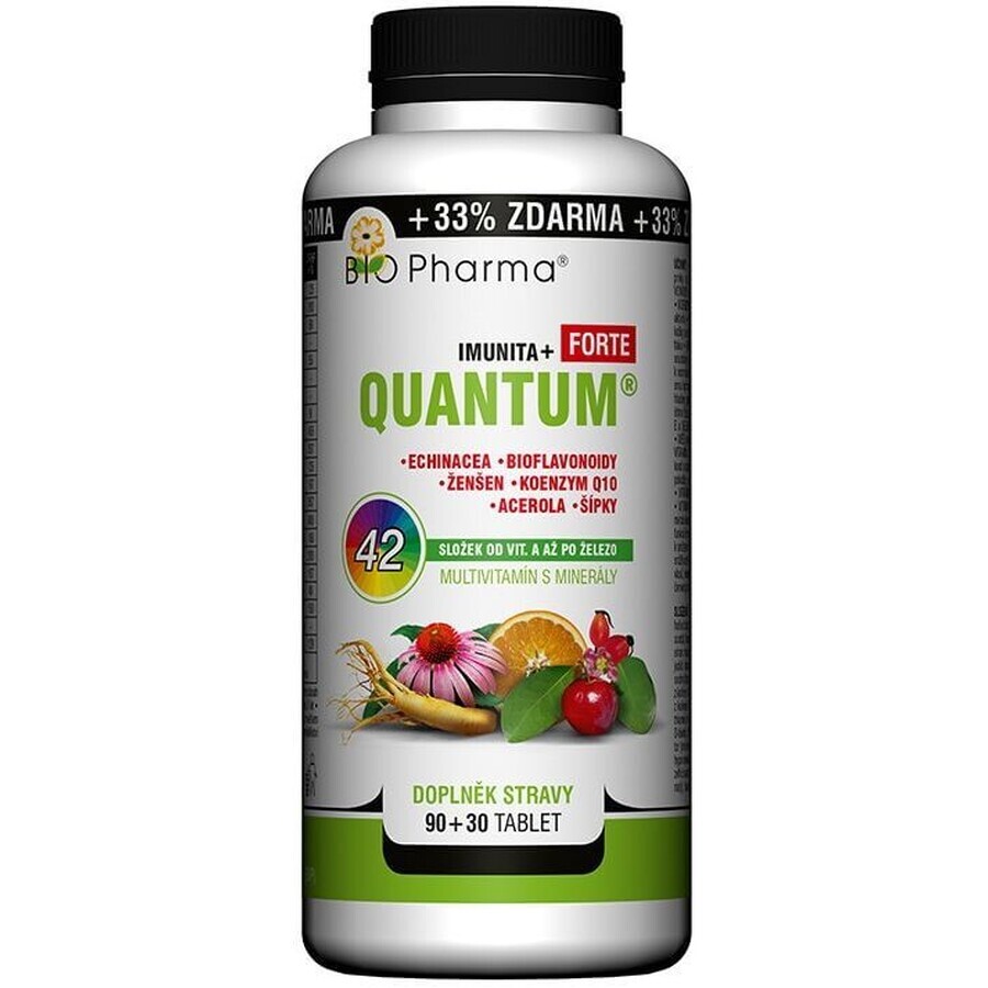 Bio Pharma Quantum Immunity+Forte 42 ingrediënten 120 tabletten