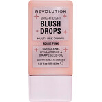 Revolution Bright Light Colorete en gotas Rosa Rosie, Colorete 23 ml