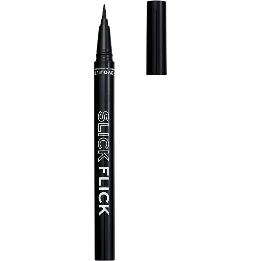 Revolution Relove Slick Flick - Negro, delineador de ojos 0,7 g