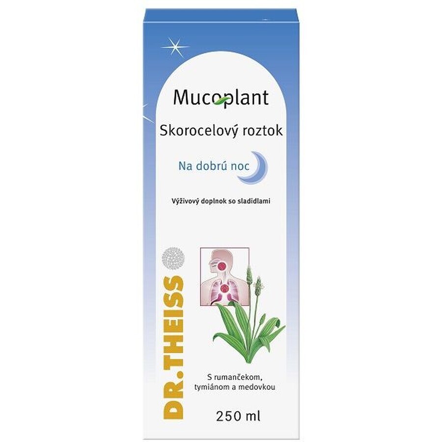 Dr Theiss Mucoplant jarabe para dormir bien llantén 250 ml