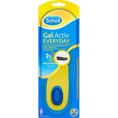 Scholl Gel Insoles Everyday - Women 1 paire