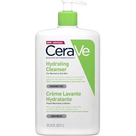 CeraVe Moisturizing cleansing emulsion for normal to dry skin 1 l