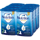 Nutrilon 2 Advanced lapte praf de continuare pentru sugari 6 x 800 g