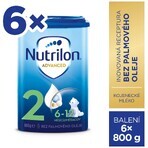 Nutrilon 2 Advanced lapte praf de continuare pentru sugari 6 x 800 g