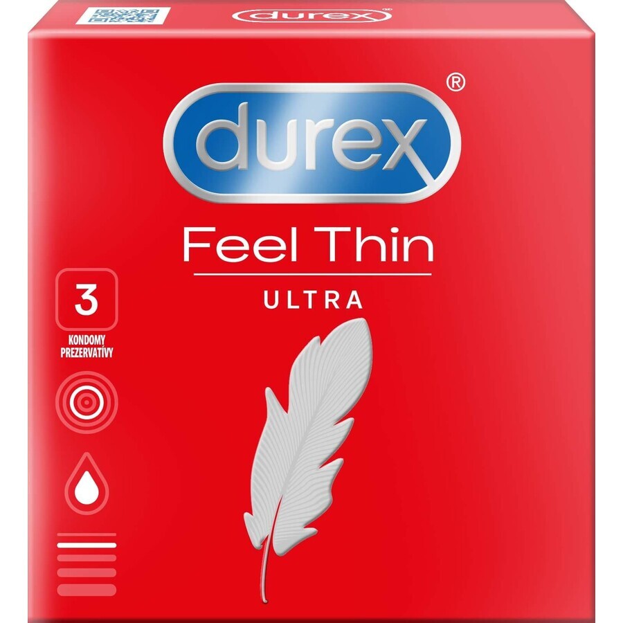 Durex Feel Ultra Thin Condoms 3 pieces