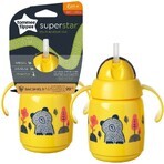 Tommee Tippee Superstar, 6m+, taza que no fluye, amarillo 300 ml