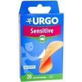 Urgo Sensitive Stretch Parche antiséptico antiestrías, piel sensible, 3 tamaños 20 uds.