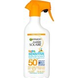 Garnier Ambre Solaire Solaire Sensitive Advanced Kids Spray protector para la piel sensible de los niños, FPS 50+, 270 ml