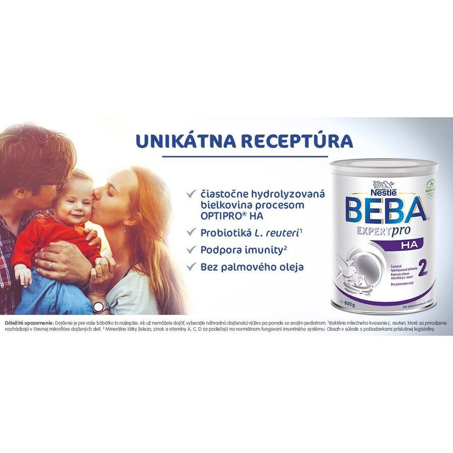 Nestlé Beba Beba ExpertPro HA 2 Leche de continuación 800 g